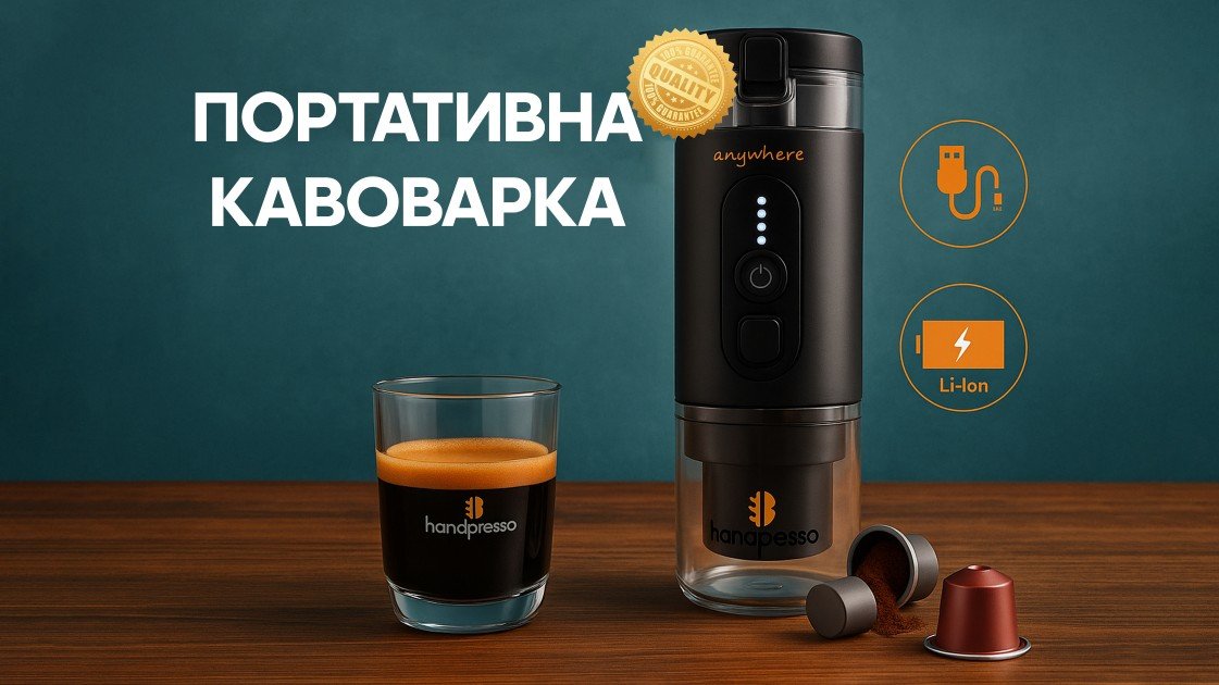 Портативна кавоварка на акумуляторі: огляд найкращих моделей 2025 року
