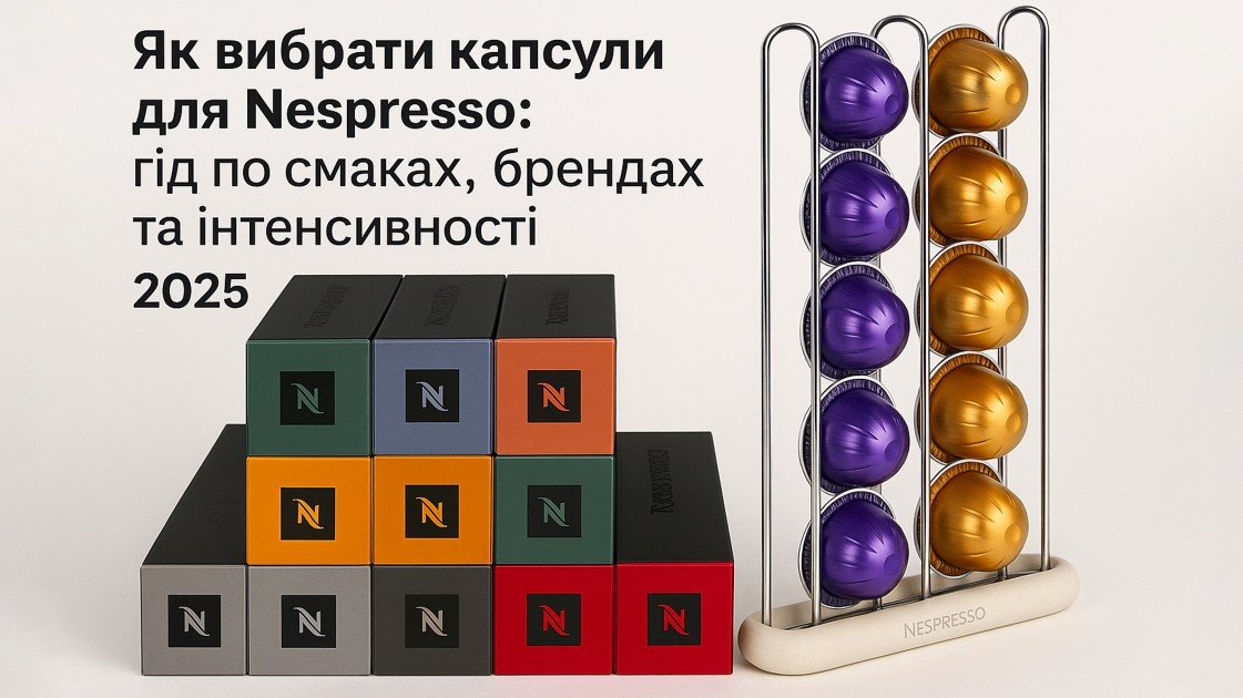 Як вибрати капсули для Nespresso: гід по смаках, брендах та інтенсивності 2025