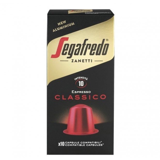 Кофе в капсулах Segafredo CLASSICO, 10 капсул Nespresso Кофе в капсулах Segafredo CLASSICO, 10 капсул Nespresso