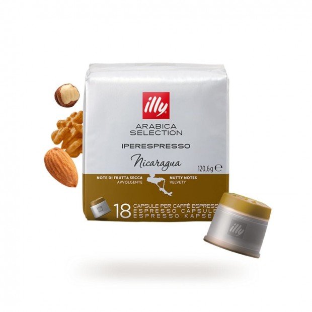 Кава в капсулах Illy Nicaragua, 18 капсул iperEspresso