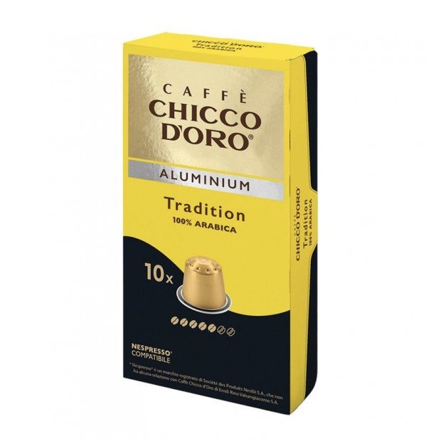 Кофе в капсулах Chicco Doro Tradition Arabica 10 капсул Nespresso Кофе в капсулах Chicco Doro Tradition Arabica 10 капсул Nespresso