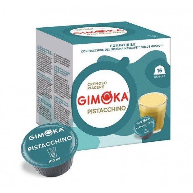Капсули Dolce Gusto Gimoka Pistacchino, 16 капсул Капсули Dolce Gusto Gimoka Pistacchino, 16 капсул