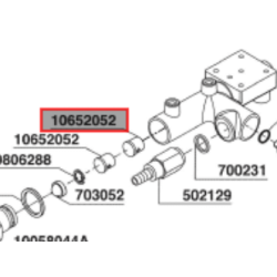 Клапан обратный DW10 DN6 Non-return valve для кофемашины