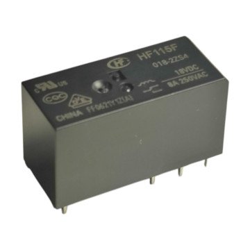 Реле силовое HF115F/JQX-115F 018-2ZS4 (18V DC, 8A, 2 группы) для плат GICAR/Expobar