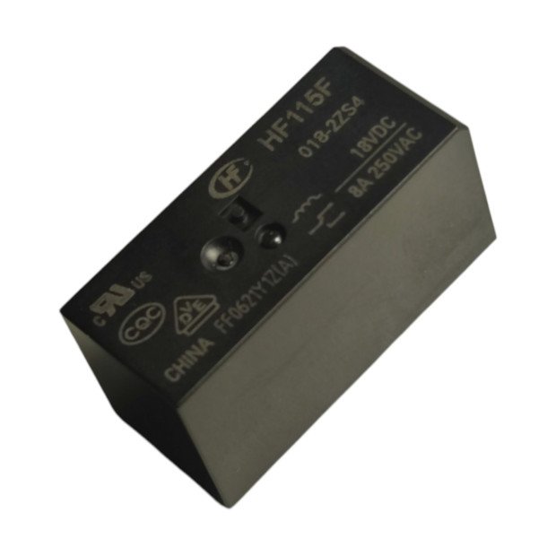 Реле потужності JQX-115F (HF115F) 018-2ZS4 — 18VDC, 8A 250VAC, 8 pin Реле потужності JQX-115F (HF115F) 018-2ZS4 — 18VDC, 8A 250VAC, 8 pin