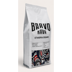 Кофе в зернах Bravo Kava Ethiopia Sidamo Grade 2, 100% арабика, 1 кг