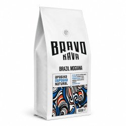 Кава в зернах Bravo Kava Brasil Mogiana, 100% арабіка, 1 кг