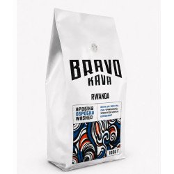 Кава в зернах Bravo Kava Rwanda, 100% арабіка, 1 кг