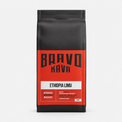 Кава в зернах Bravo Kava Ethiopia Limu, 100% арабіка, 1 кг