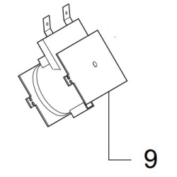Котушка дозатора кави 230V Saeco Royal Digital 9129.A21.00A — Б/В