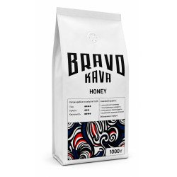 Кава в зернах Bravo Kava Honey 70/30, арабіка/робуста, 1 кг