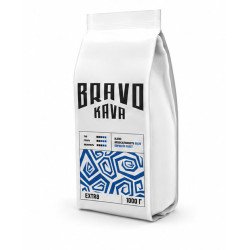 Кофе в зернах Bravo Kava Extra 80/20, арабика/робуста, 1 кг