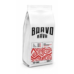 Кофе в зернах Bravo Kava Top Bar 80/20, арабика/робуста, 1 кг