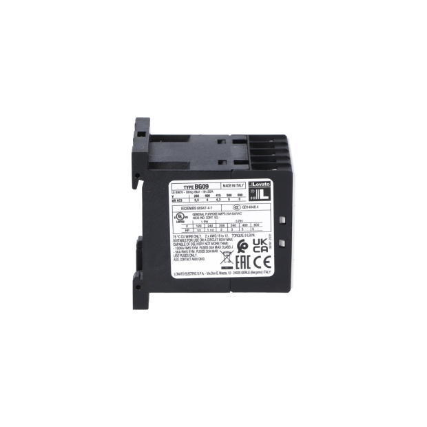 Контактор Lovato BG0910A230 9A 230V | Запчасти для кофемашин Магнитный пускатель CA4-9 220В