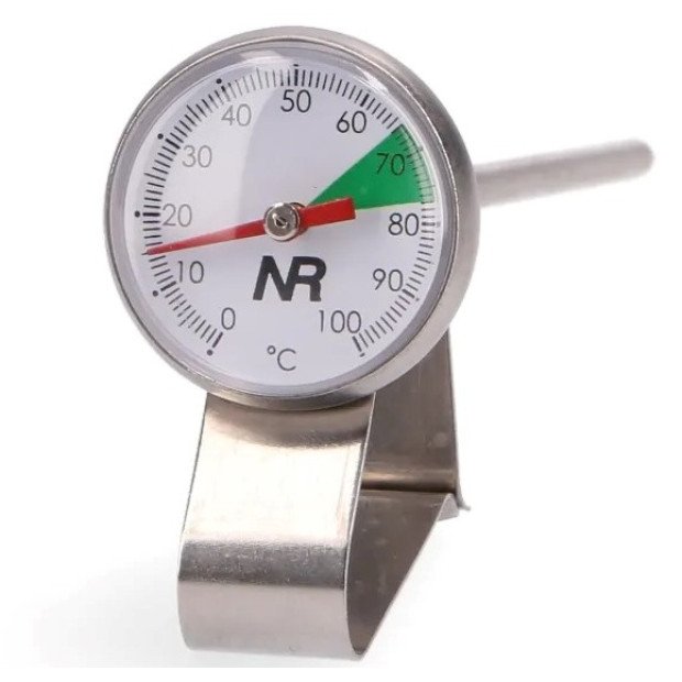 Термометр NR для молока 0-100° Ø 35мм - дл. 127мм Термометр для молока Nuova Ricambi (127 мм), 0-100° - Ø 35мм