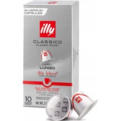 Кава у капсулах Illy Classico Lungo, 10 капсул Nespresso