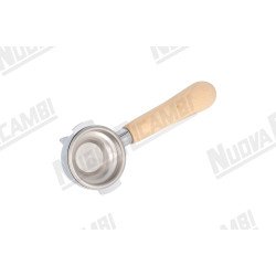 Портафильтр на 1 чашку с ручкой из кленового дерева NR M12, соединение носи... Портафильтр на 1 чашку с ручкой из кленового дерева NR M12, соединение носи...