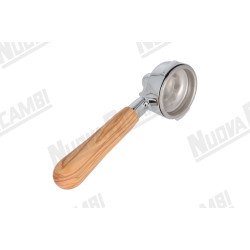 Портафильтр на 1 чашку с ручкой из оливкового дерева NR M12, соединение нос...