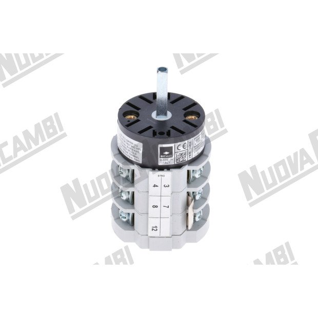 Главный переключатель 0-1-2 "BREMAS CS0179780V" 20A - 690В - штифт 5x5мм для BRASILIA/ FIAMMA RST/ CIME Главный переключатель 0-1-2 BREMAS CS0179780V 20A - 690В - штифт 5x5мм для BRASILIA/ FIAMMA RST/ CIME-417213