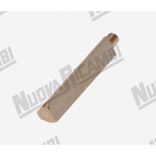Латунный треугольный штифт инфузионного клапана группы типа E61 - M4 - Ø 7x40/35мм-460005