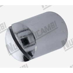 Хромована заглушка головки важільної групи типу E61 - M6 - Ø 15x21,5мм