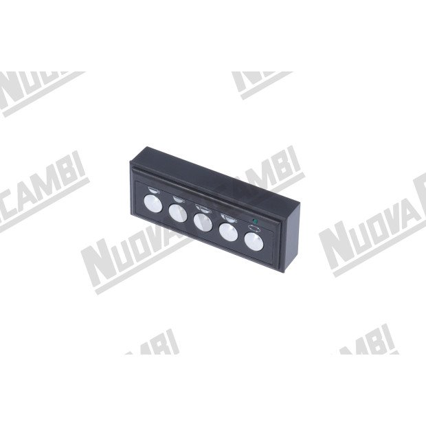 Сенсорная панель "GICAR" 5 хромированных кнопок - 1 LED для VBM, 8 контактов (9.9.07.92G) Сенсорная панель GICAR 5 хромированных кнопок - 1 LED для VBM, 8 контактов (9.9.07.92G)-460092