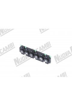 Сенсорна панель 6 кнопок, 6 LED для SANREMO "TORINO" "ZOE", силіконова мембрана, 16 контактів