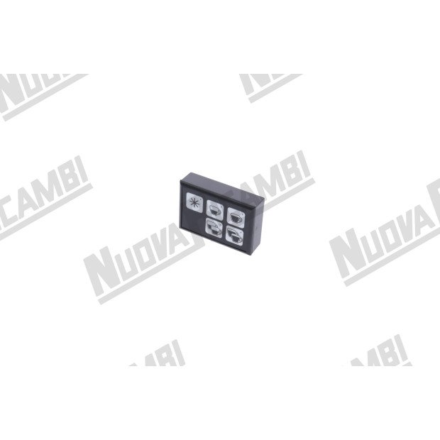 Сенсорная панель GICAR 5 кнопок - 5 LED - 16 контактов - для BFC (9.9.14.27G)-503026