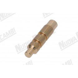 Латунный штифт открытия запорного клапана воды - Ø 8x37мм - для VBM/ FIAMMA RST/ BFC/ ROYAL/ CIME Латунный штифт открытия запорного клапана воды - Ø 8x37мм - для VBM/ FIAMMA RST/ BFC/ ROYAL/ CIME