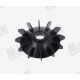Вентилятор двигателя - Ø 115мм - отверстие Ø 21,8мм - для MAZZER ROBUR-503549