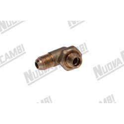 Угловой фитинг уровня - G 1/4НР - 1/4НР под хомут для EXPOBAR/ BIANCHI/ FAE...