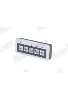 Сенсорная панель "GICAR" 5 кнопок для EXPOBAR, 16 контактов + 6 контактов (9.9.09.51G)