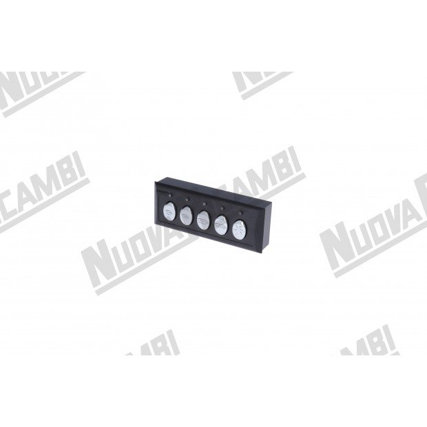 Сенсорная панель "GICAR" 5 кнопок - 5 LED - 16 контактов - для EXPOBAR MONROC (9.9.07.28G) Сенсорная панель GICAR 5 кнопок - 5 LED - 16 контактов - для EXPOBAR MONROC (9.9.07.28G)-507025