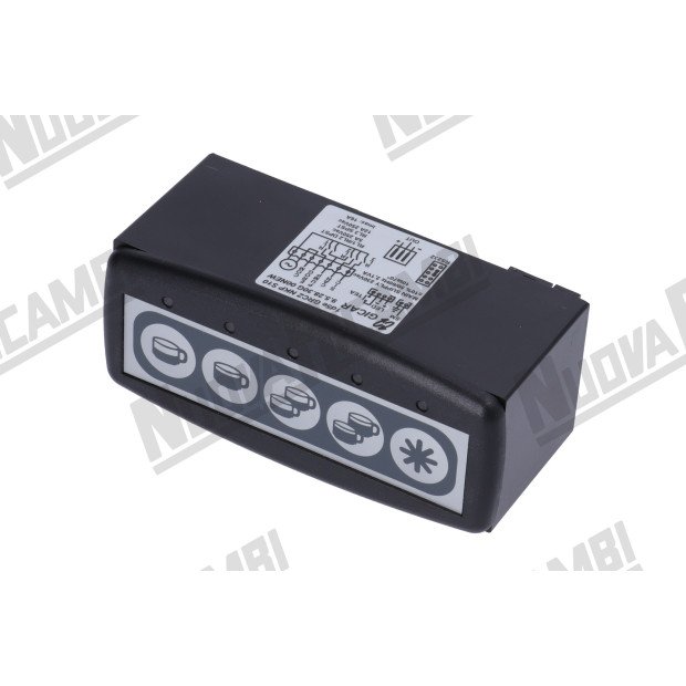 Сенсорная панель с блоком дозирования и датчиком GICAR 1d5e 9.5.28.30G - 230Vac - 5 кнопок - 5 LED - для EXPOBAR ESPRESSO (60100020)-507027