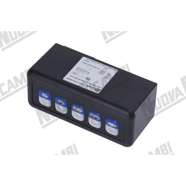 Сенсорная панель с блоком дозирования без датчика "GICAR 1d5e 9.5.28.59G00" - 230Vac - 5 кнопок - 5 LED - для EXPOBAR MEGACREM (60100027) Сенсорная панель с блоком дозирования без датчика GICAR 1d5e 9.5.28.59G00 - 230Vac - 5 кнопок - 5 LED - для EXPOBAR MEGACREM (60100027)-507033
