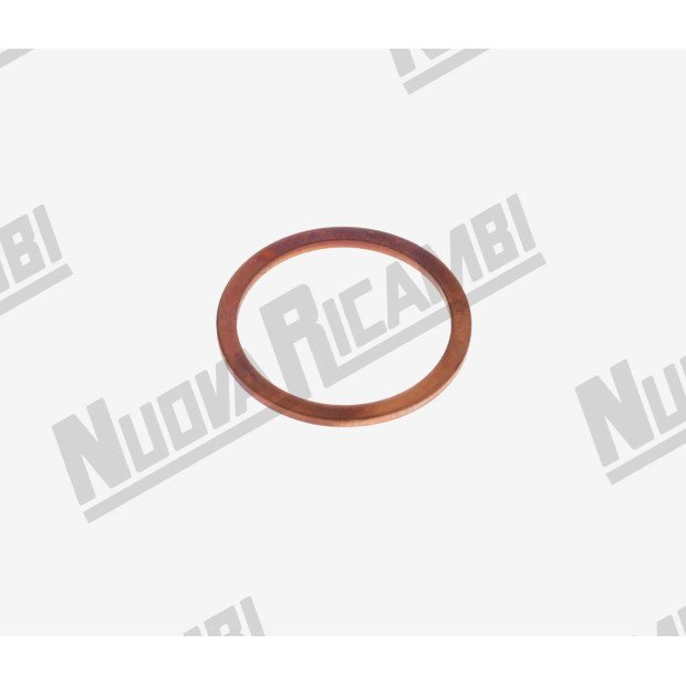 Мідна прокладка запобіжного клапана - M19 - Ø23x19x1мм - для CARIMALI/ GAGGIA-524556