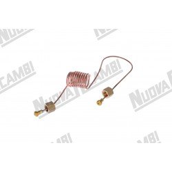 Капиллярная трубка 1 / 8f - 1 / 8f - медная с гайками 100см