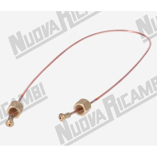 Капілярна трубка 1/8f - 1/8f 52c мідна з гайками 52 см Капілярна трубка 1/8f - 1/8f 52c мідна з гайками 52 см