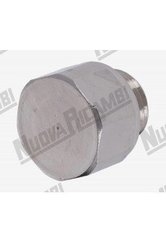 Хромированная заглушка жиклера головки группы - M16 - выс. 22мм - шестигранник 22мм - для FUTURMAT/QUALITY ARIETE-F3-RIMINI