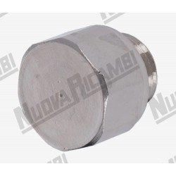 Хромована заглушка жиклера головки групи - M16 - вис. 22мм - шестигранник 22мм - для FUTURMAT/QUALITY ARIETE-F3-RIMINI