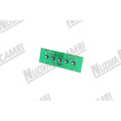 Плата сенсорної панелі 5 кнопок - 4 LED - 8 контактів для CIMBALI M39GT/ M32 DOSATRON (931061018)