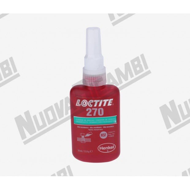 Високоміцний фіксатор різьби "LOCTITE 270" - пляшка 50мл - "NSF" Високоміцний фіксатор різьби LOCTITE 270 - пляшка 50мл - NSF-591673