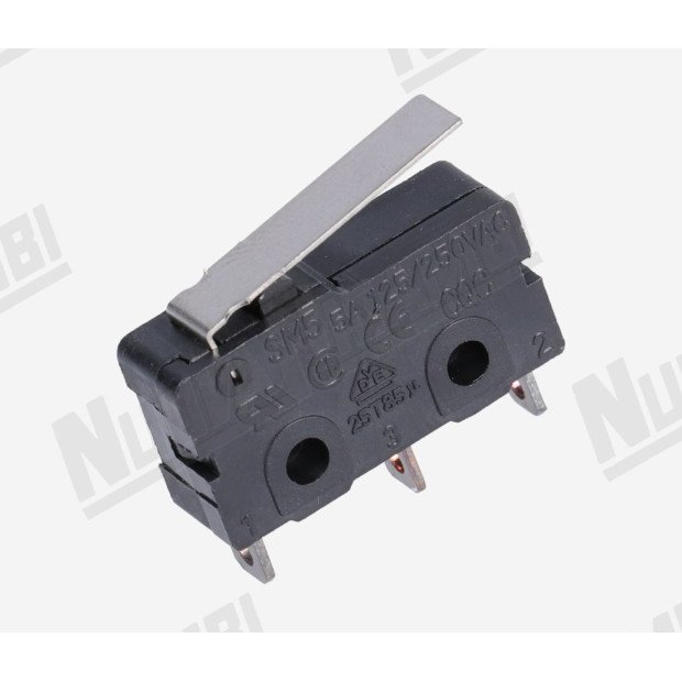Нижний микропереключатель дозатора молотого кофе - 125/250В - 5А - для HEYCAFE HC600-601004
