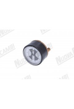Манометр подвійний для кавомашини Casadio/Cimbali, 0-2,5/16 бар, з'єднання 1/8"M пласке, корпус Ø 62мм (Артикул: 602001)