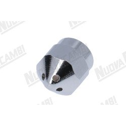 Наконечник на стимер кофемашины 1/8F - Ø 12x16мм - 4 отв. Ø 1,6мм