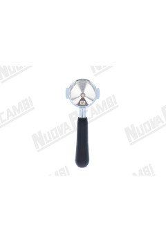 Портафильтр угловой 15° с ручкой "NR" M10 - соединение носика 3/8 с пружиной фиксации фильтра для BRUGNETTI/ BFC/ ECM/ ELEKTRA/ LASCALA/ SANREMO/ SV ITALIA/ WEGA
