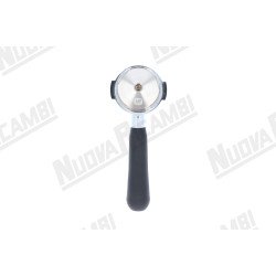 Портафільтр на 1 чашку з ручкою "NR" M12 - з'єднання носика 3/8 з пружиною фіксації фільтра для RANCILIO/CIME Портафільтр на 1 чашку з ручкою "NR" M12 - з'єднання носика 3/8 з пружиною фіксації фільтра для RANCILIO/CIME
