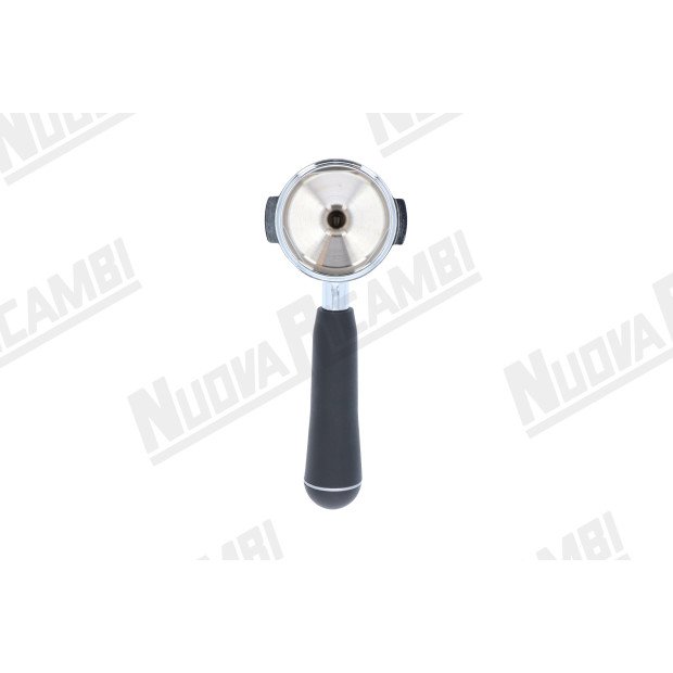 Портафильтр на 2 чашки с ручкой E91NR M10 - соединение носика M16 - пружина фиксации фильтра для FAEMA/FUTURMAT/EXPOBAR-617712