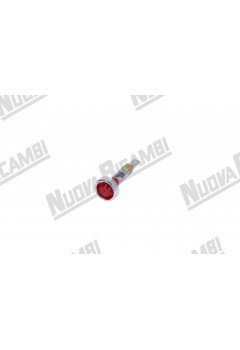 Червона пілотна лампа 250В - 120°C - головка Ø 20мм - отвір Ø 10мм - для VBM/ ELEKTRA/ ECM DE/ PROFITEC