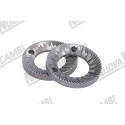 Комплект жерновов MACAP MC7/M7 1400 об/мин, правые, Ø шестигранник 74 - Ø внутр. 42 - выс. 9мм - 3 отверстия